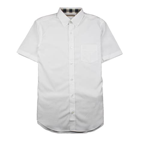 burberry white short sleeve shirt|burberry gray short sleeve shirt.